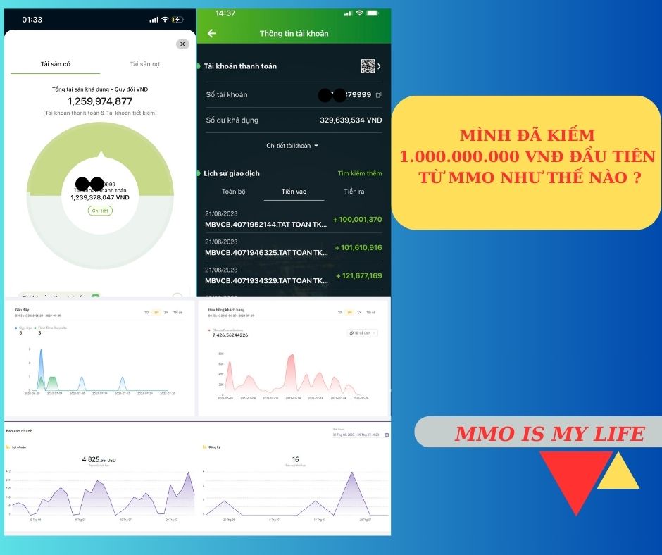 MÌNH ĐÃ KIẾM 1.000.000.000 VNĐ ĐẦU TIÊN TỪ MMO NHƯ THẾ NÀO