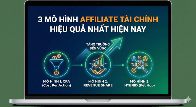 ba mô hình affiliate tài chính hiệu quả